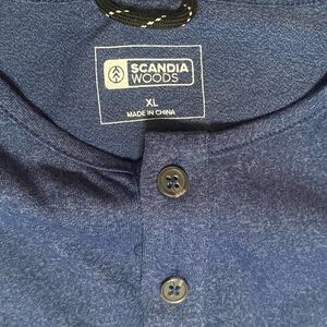 Scandia Woods Men’s Long  Sleeve Henley (NWOTS)
